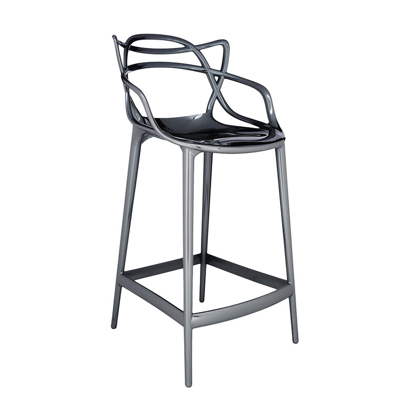 カルテル MASTERS STOOL/マスターズスツールハイ 75 ブラック Kartell