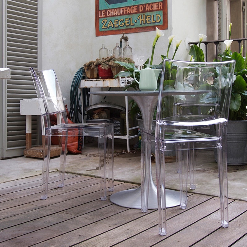 Kartell ラマリー チェア 椅子 クリスタル透明 スタルク イタリア製