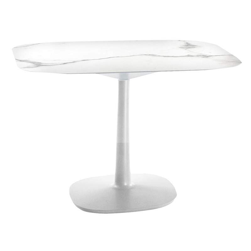 ムルティプロスクエア100（マーブルホワイト/ホワイト） テーブル
