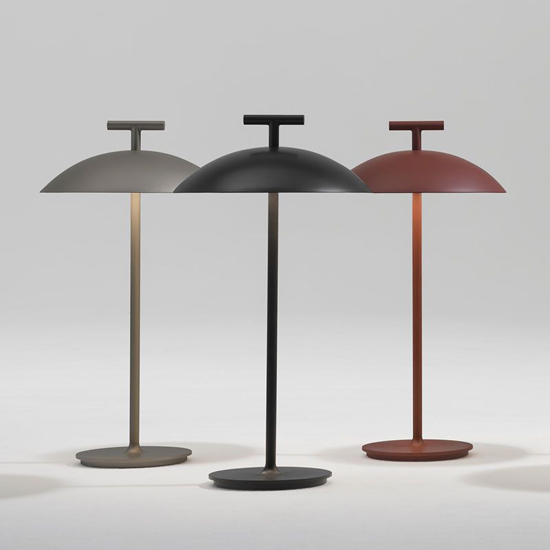 kartell 照明l ミニジーナ [brick red] 息苦しく 極美品