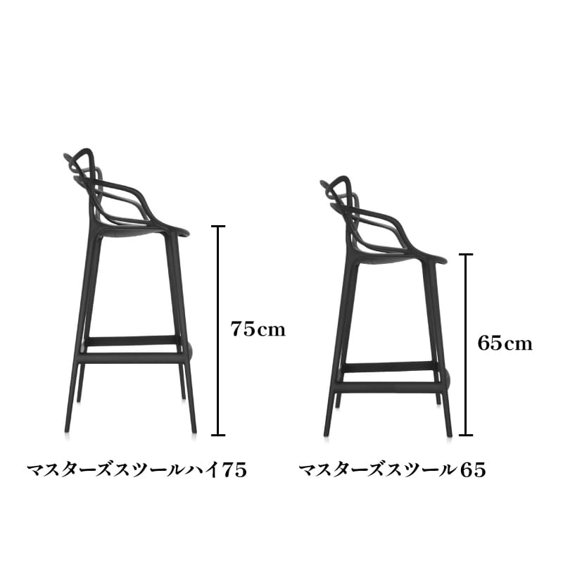 Kartell マスターズスツール マスターズスツール 65｜Kartell｜カルテルオフィシャルサイト