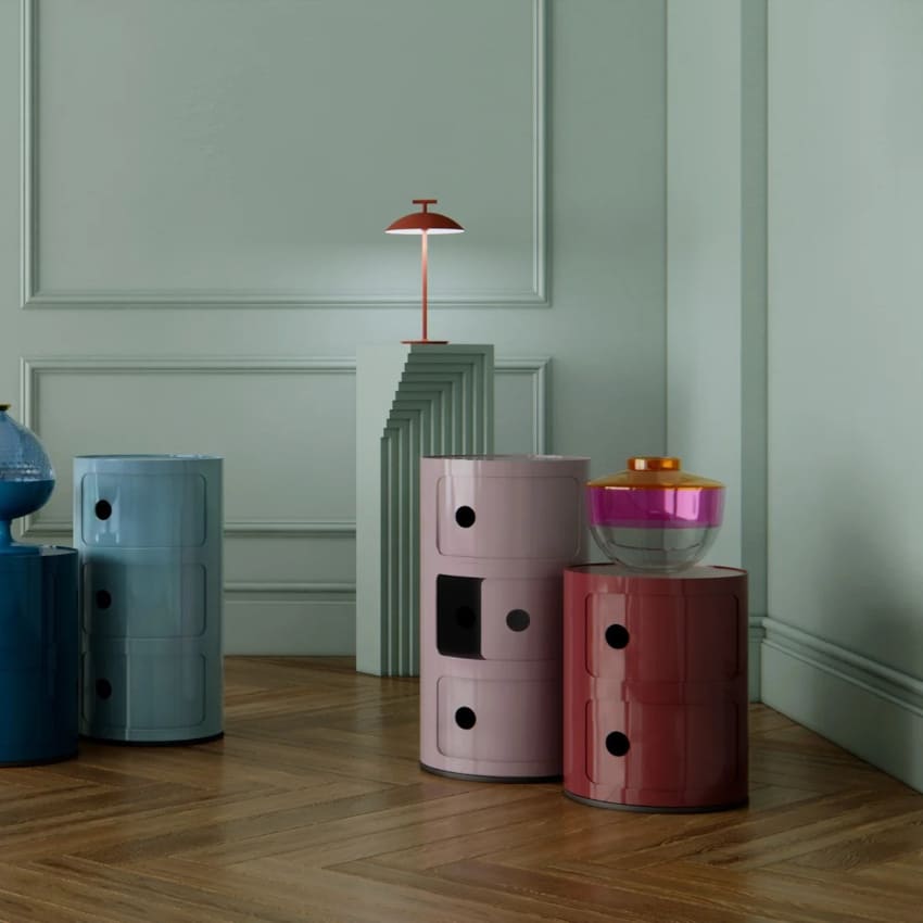 【即購入可】70年代／モダンデザイン／イタリア／Kartell／ブックエンド 即購入可】70年代／モダンデザイン／イタリア／Kartell／ブック