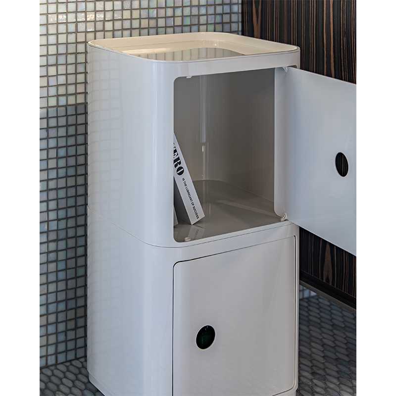 【タバサ】Kartell　カルテル　スクエアエレメント カルテル / Kartell コンポ二ビリ Square Element 3段