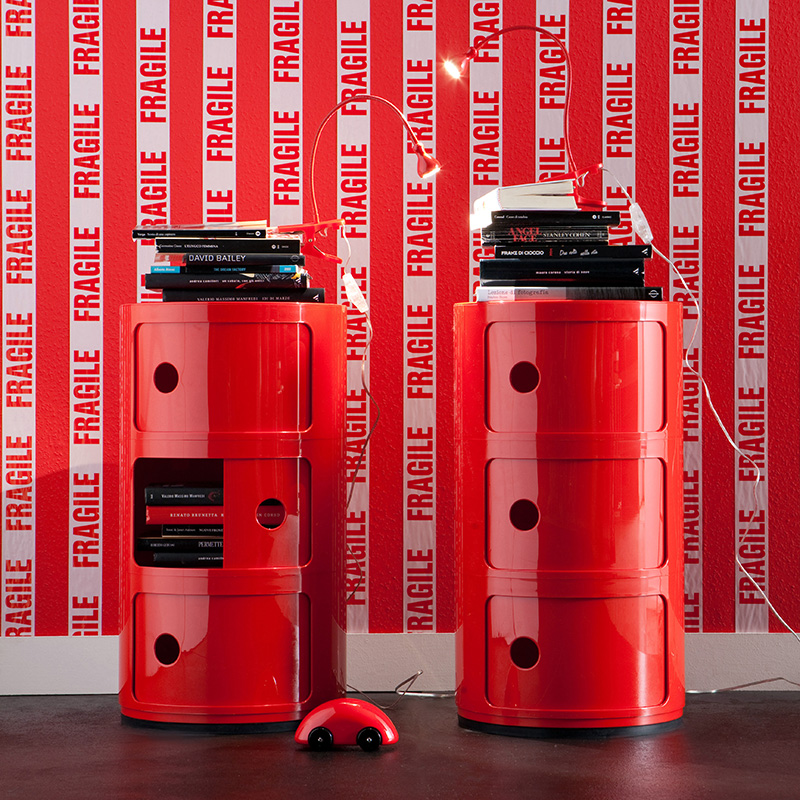 Kartell Componibili カルテル コンポニビリ レッド コンポニビリ3｜Kartell｜カルテルオフィシャルサイト