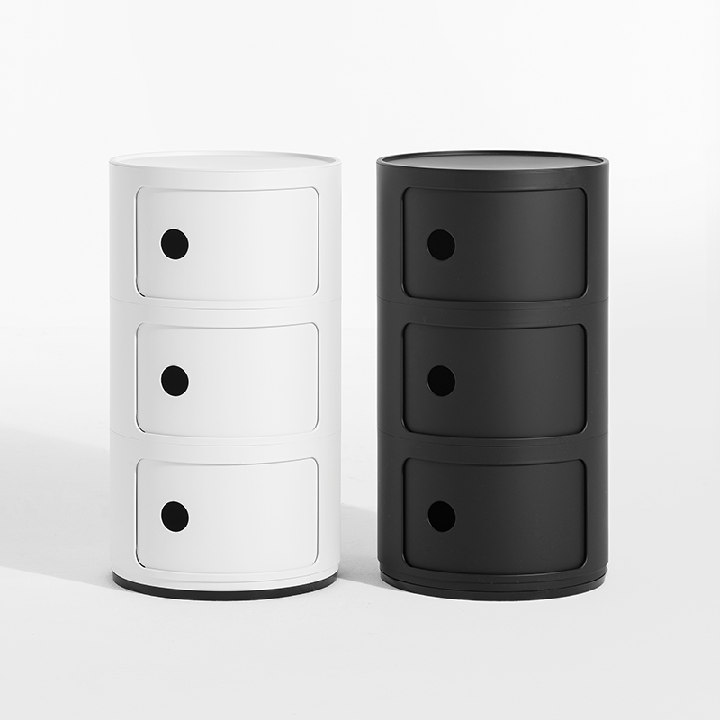 Kartell コンポニビリ3 マットブラック Kartell Componibili/カルテル コンポニビリ マットタイプ 通販