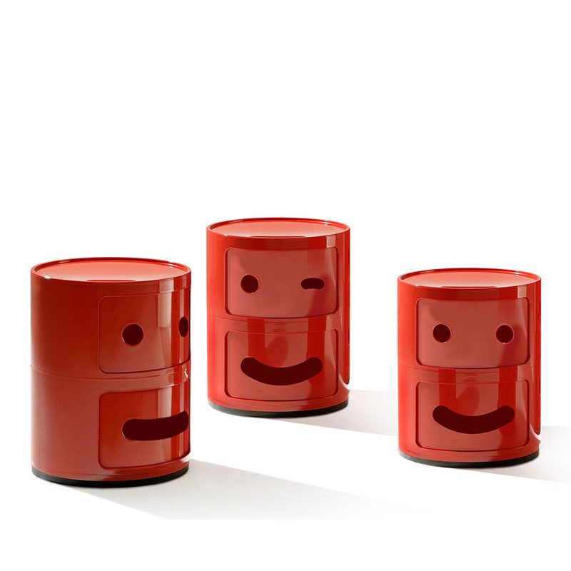 Kartell Componibili カルテル コンポニビリ レッド コンポニビリスマイル｜Kartell｜カルテルオフィシャルサイト