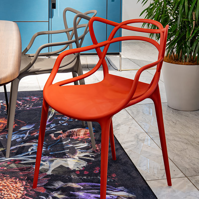 美品 Kartell MASTERS カルテル マスターズ ラスティオレンジ Kartell カルテル MASTERS マスターズ チェア ラスティオレンジ