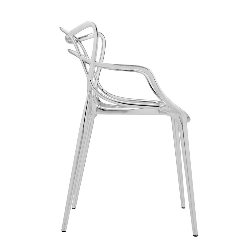 【Kartell】◇マスターズ ◆SFCH-K5864-XX ◇クローム◆ マスターズ メタリック」カルテルのプラスチック椅子
