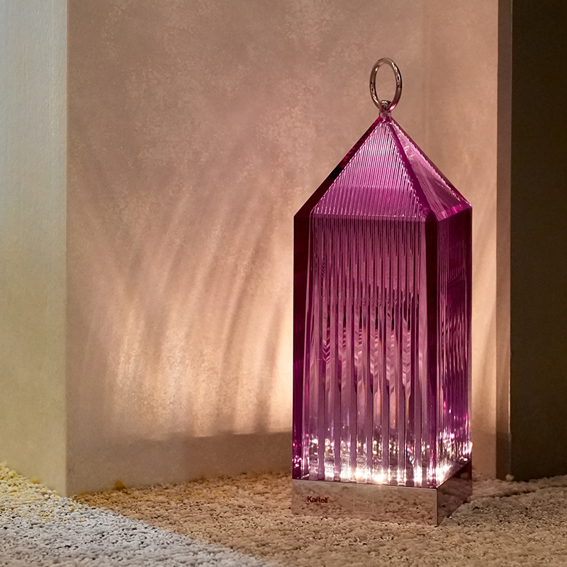 ヴィンテージ スペイン カポディモンテ ダブル ウォールライトピンクのバラ 照明 ランタン｜Kartell｜カルテルオフィシャルサイト｜イタリア製 家具