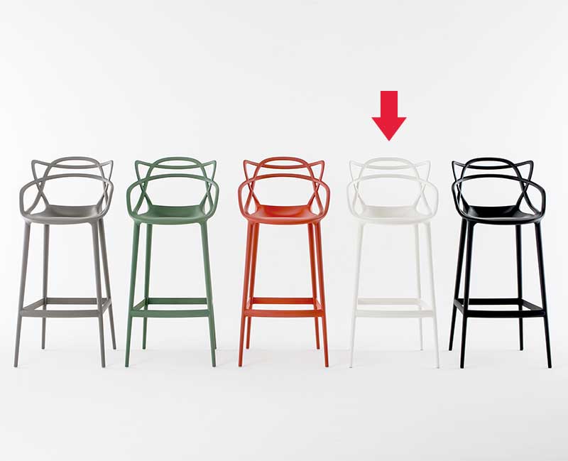 kartell　カルテル　マスターズ　スツール65　トーヨーキッチン正規品 マスターズスツール 65｜Kartell｜カルテルオフィシャルサイト