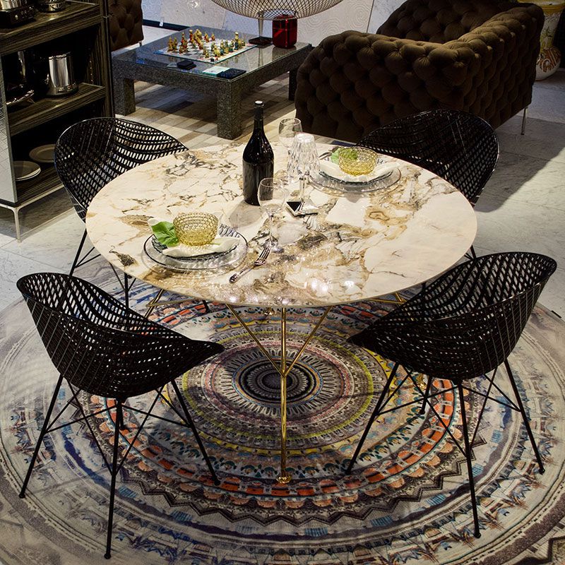 グロッシーラウンド128(トップ シンフォニー/フレーム ブラック