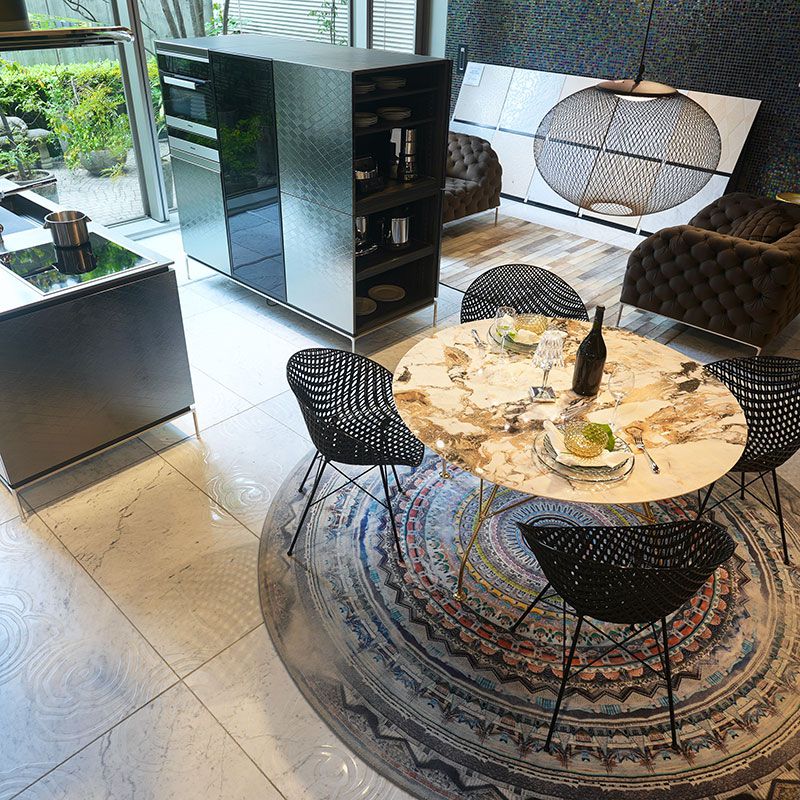 グロッシーラウンド128(トップ シンフォニー/フレーム クローム