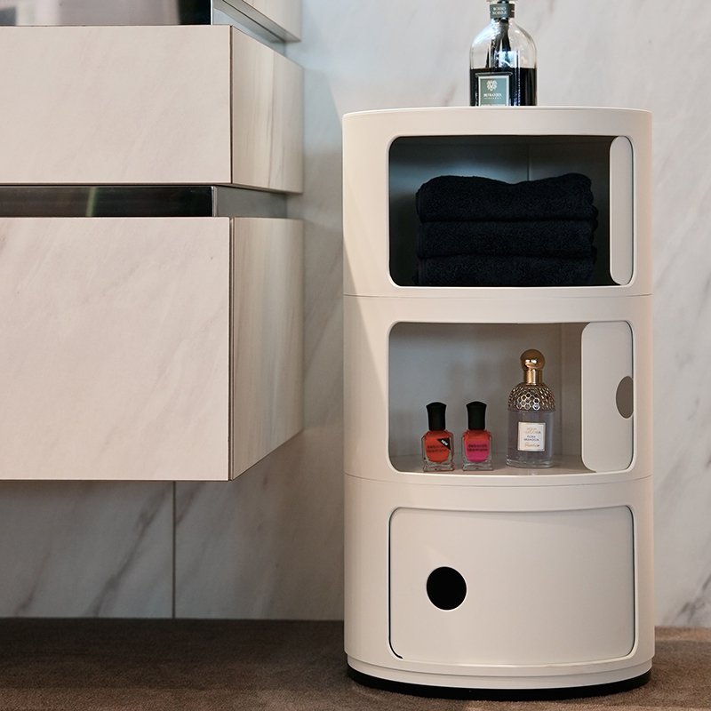 Kartell コンポニビリ（COMPONIBILI）３段　カルテル　クリーム コンポニビリ3｜ トーヨーキッチンスタイル公式オンラインショップ