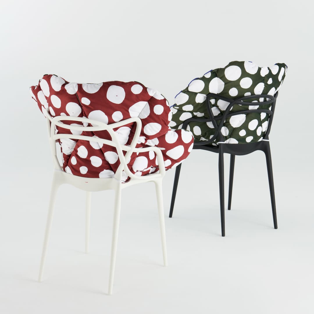 セット品】アリスズフラワーズクッションブルーxマスターズホワイト