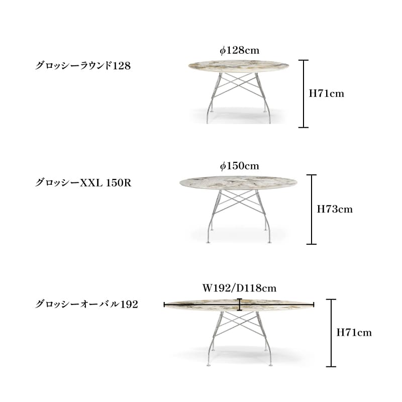 グロッシーオーバル192(トップ シンフォニー/フレーム ゴールド