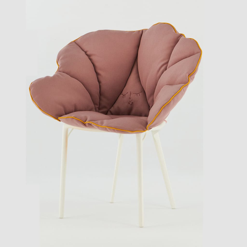 【セット品】アリスズフラワーズクッションピンクxエーアイホワイト