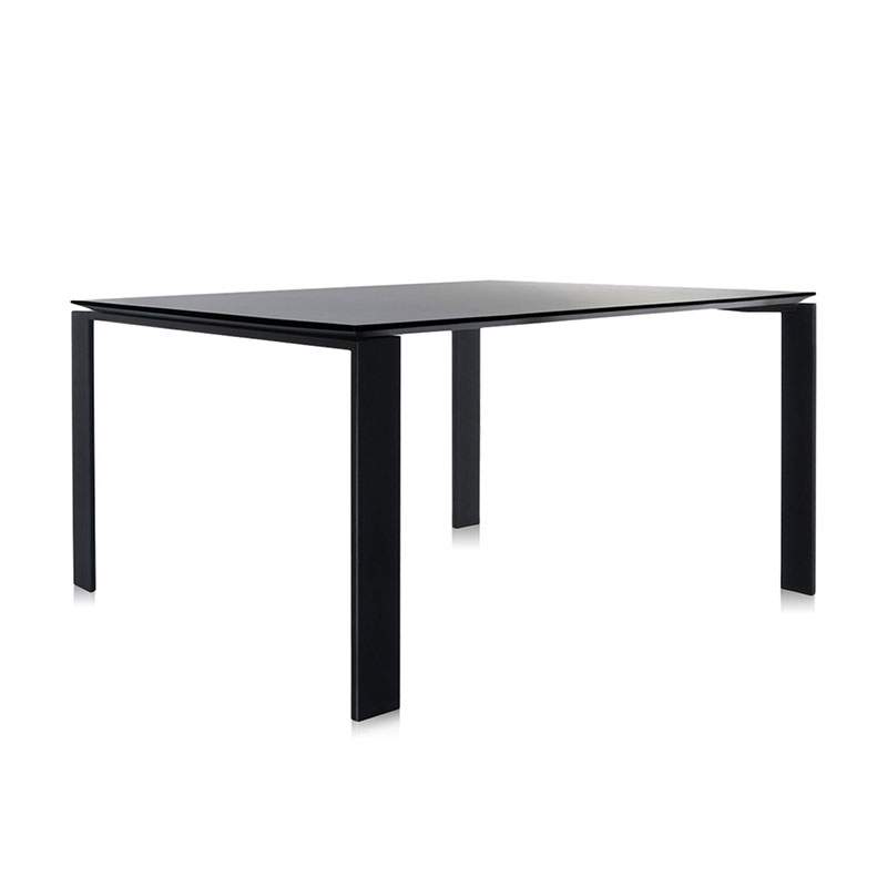 フォー128（天板ブラック/脚ブラック）