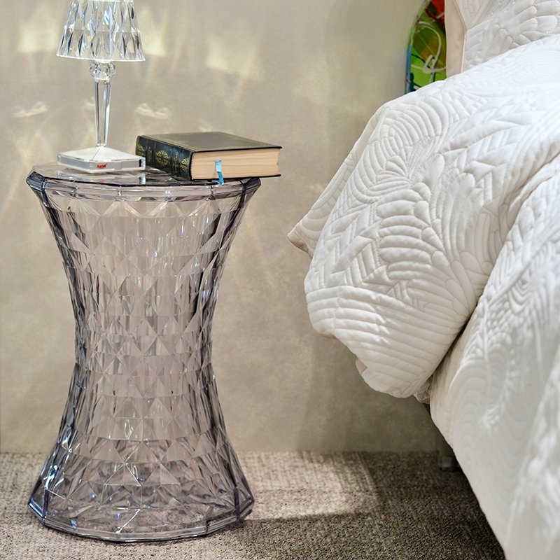 Kartell STONE カルテル ストーン スツール クリスタル　椅子イス Amazon.com: Kartell Stone Stool by Marcel Wanders, Transparent