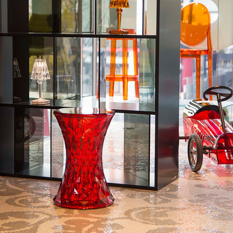 Kartell STONE スツール アンバー Marcel Wanders Stone/ストーン スツール ［Kartell・カルテル/デザイン：マルセル