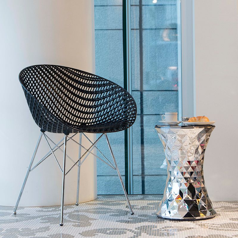 Kartell STONE カルテル ストーン スツール クリスタル　椅子イス Amazon.com: Kartell Stone Stool by Marcel Wanders, Transparent