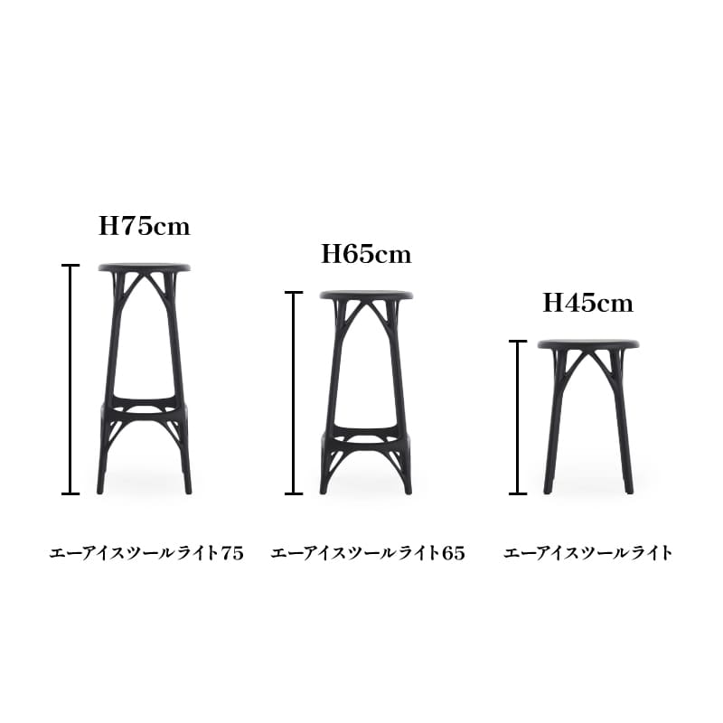 エーアイスツールライト75|Kartell|カルテルオフィシャルサイト エーアイスツールライト75|Kartell|カルテルオフィシャルサイト