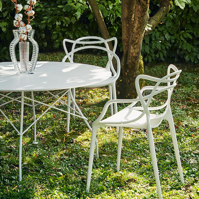 【正規品】【未使用】Kartell マスターズ　ホワイト二脚 マスターズ｜Kartell｜カルテルオフィシャルサイト｜イタリア製 家具