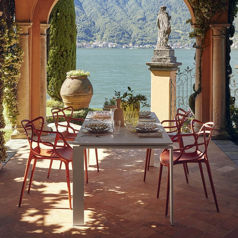 【軽トラック無料貸出サービス有】マスターズチェア　Kartell  レッド 軽トラック無料貸出サービス有】マスターズチェア Kartell レッド
