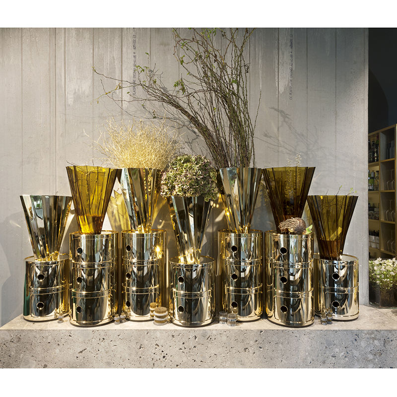 ゴールド Kartell カルテル コンポニビニ 3段 美品 コンポニビリ3｜Kartell｜カルテルオフィシャルサイト｜イタリア製