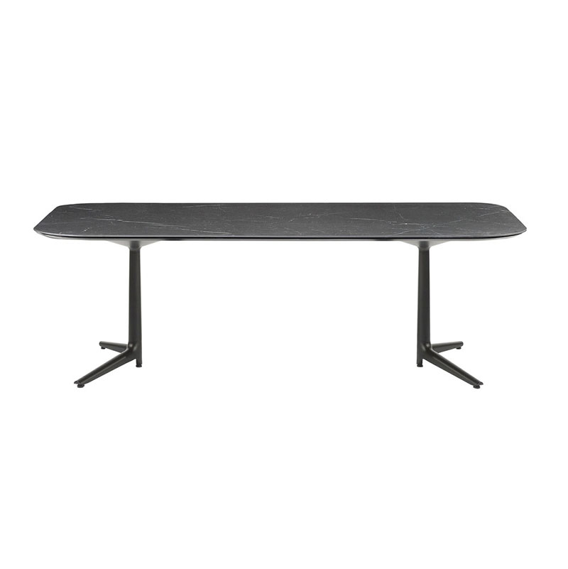 ムルティプロXLレクタングル180（マーブルブラックトップ/ブラック脚） Kartellサマープロモーション