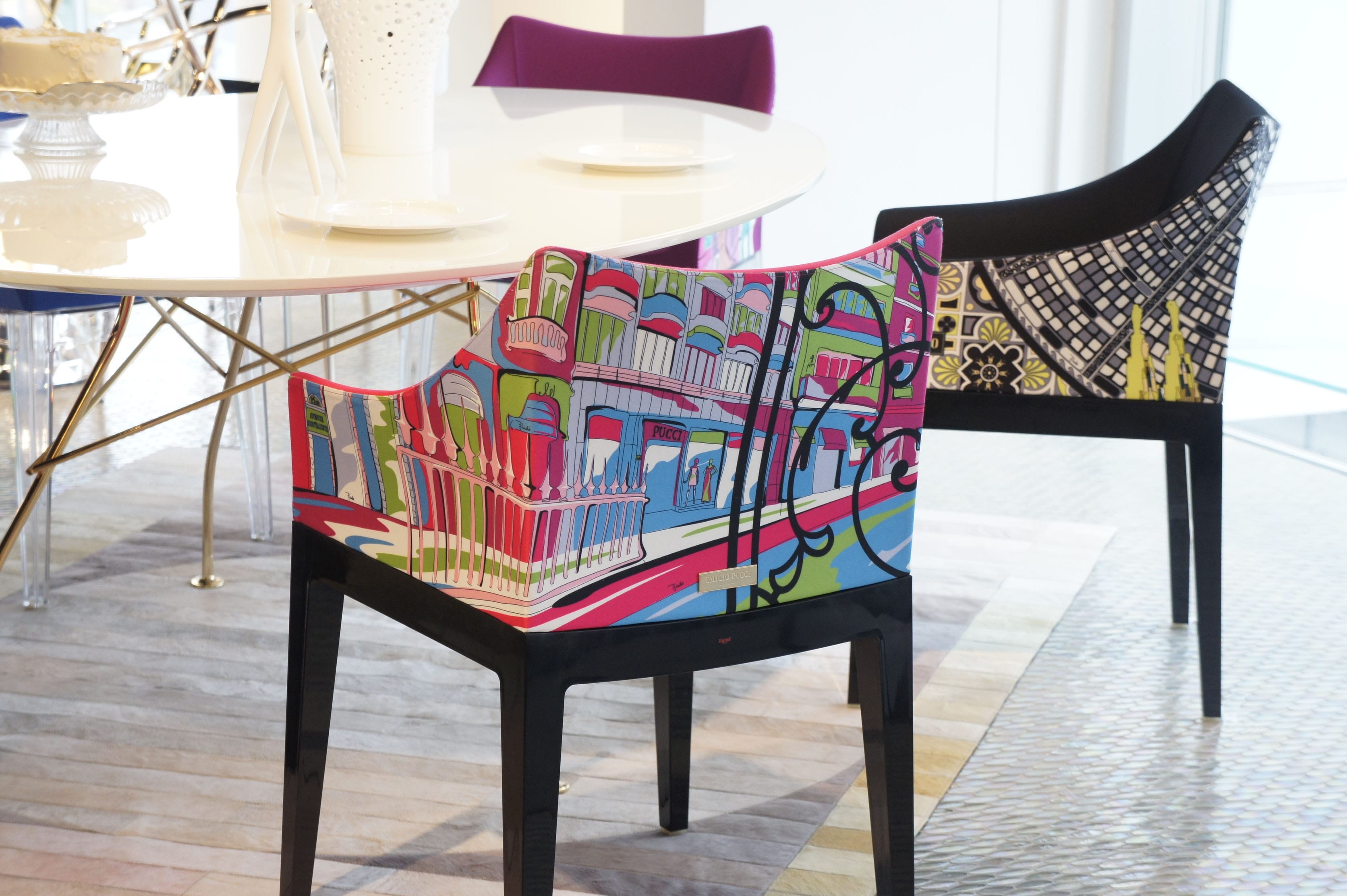 もんぷち　エミリオ プッチ カッペリーニ チェア マダムワールドオブエミリオプッチ｜Kartell｜カルテルオフィシャル