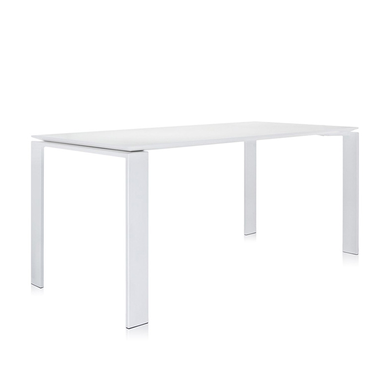 フォー158（天板ホワイト/脚ホワイト） 家具