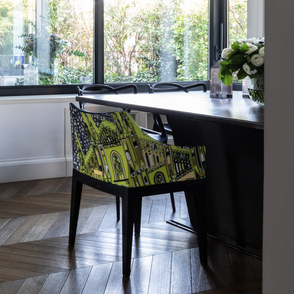 Kartell カルテル　ブラックフィリップ　スタルク アームチェア　ダイニング Kartell カルテル ブラックフィリップ スタルク アームチェア